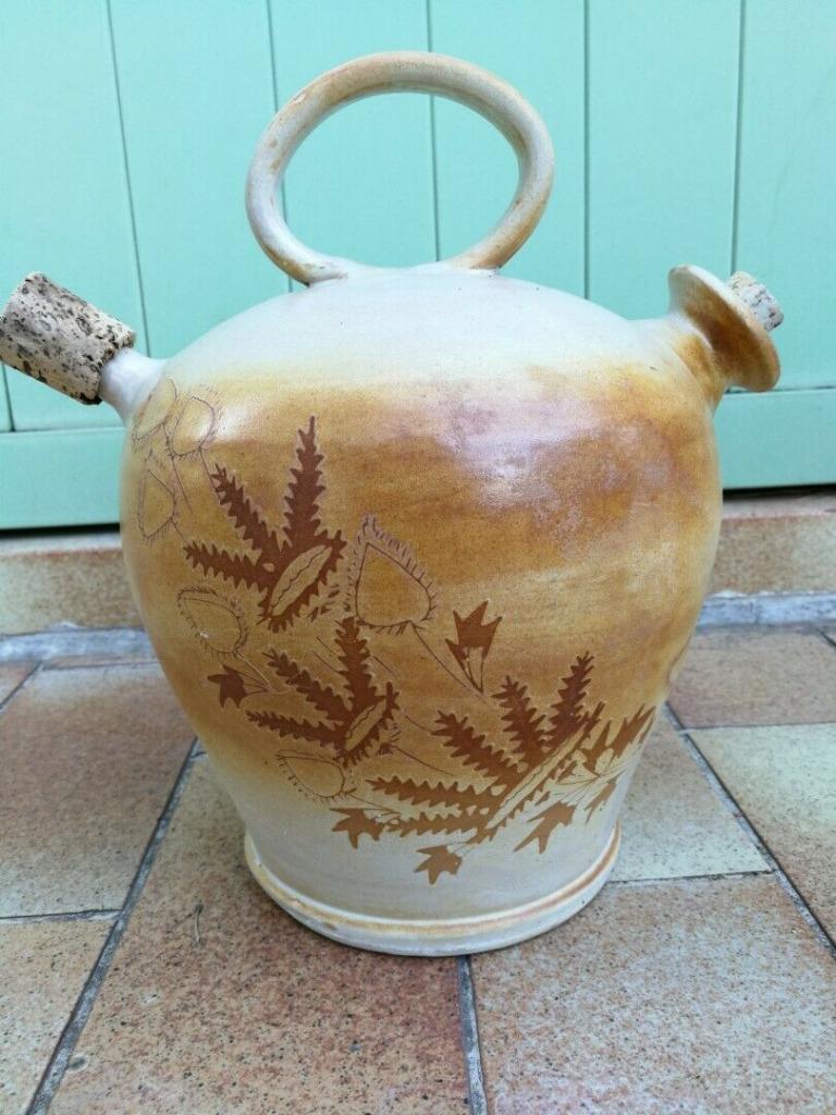 Rare jarre à huile Antique en terre vernissée époque XIXème, Antiquités & Art, Antiquités | Céramique & Poterie, Enlèvement ou Envoi