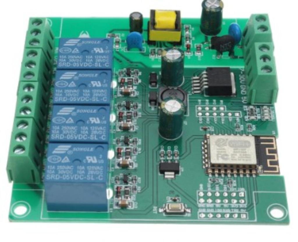 AC/DC ESP8266 WIFI-vierwegrelaismodule met TASMOTA geflasht, Ophalen of Verzenden, Nieuw