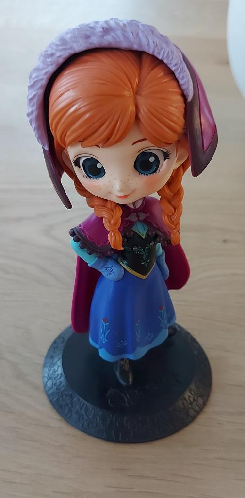 Q Posket Frozen Anna, Ophalen of Verzenden, Overige figuren, Zo goed als nieuw, Beeldje of Figuurtje