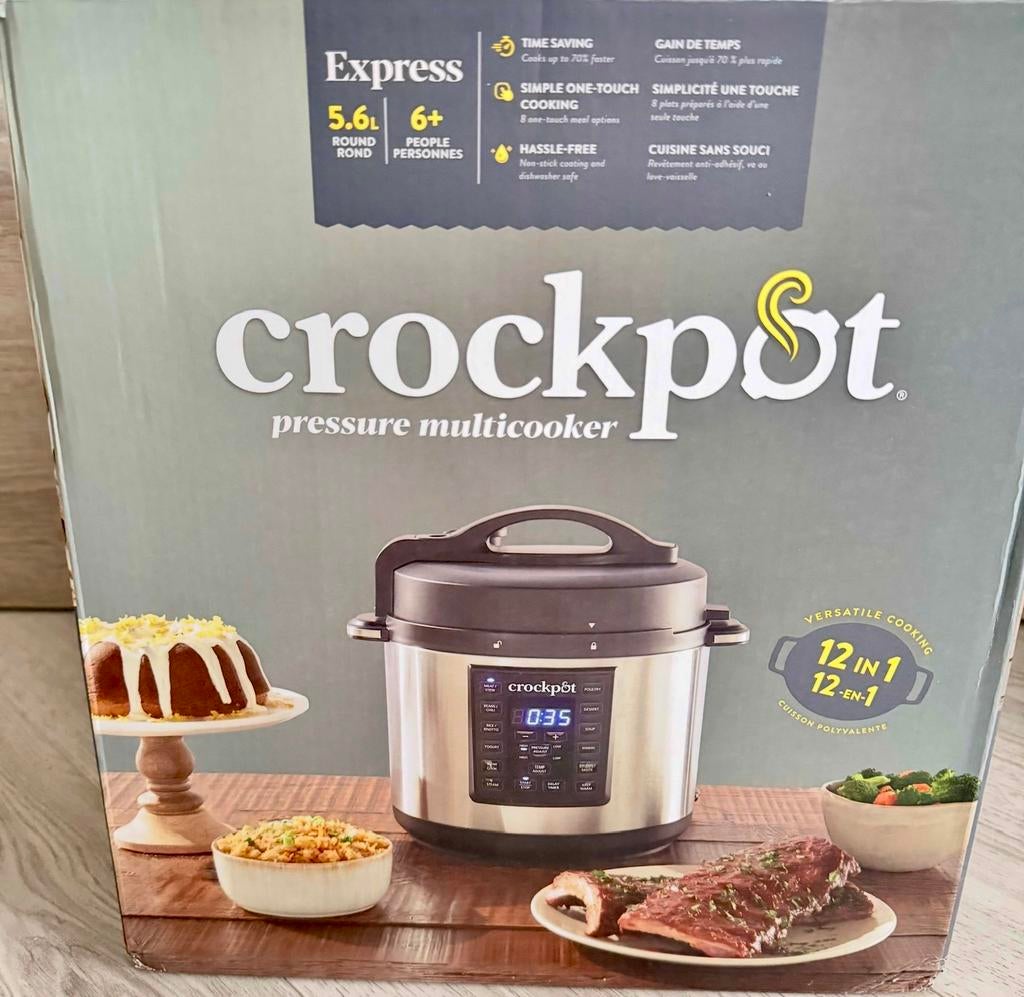Crockpot Multi-Cuiseur  12 en 1, Elektronische apparatuur, Slowcookers, Ophalen of Verzenden, Nieuw