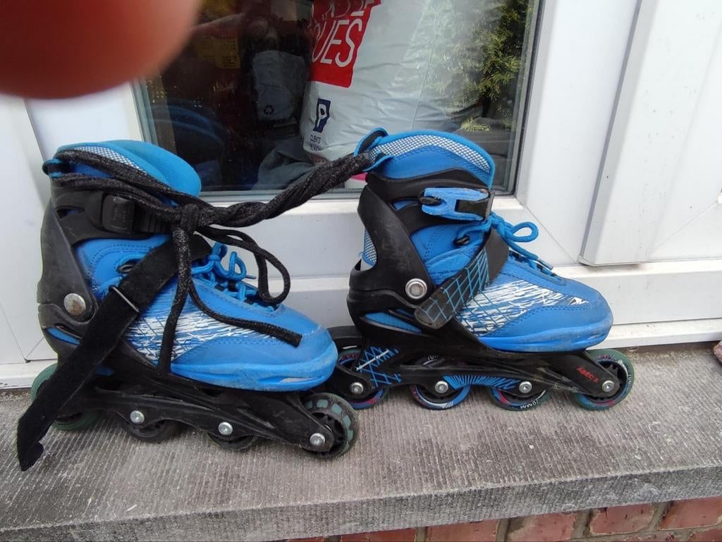 Rolschaatsen maat 32-36, Sport en Fitness, Kinderen, Ophalen of Verzenden, Verstelbaar, Gebruikt