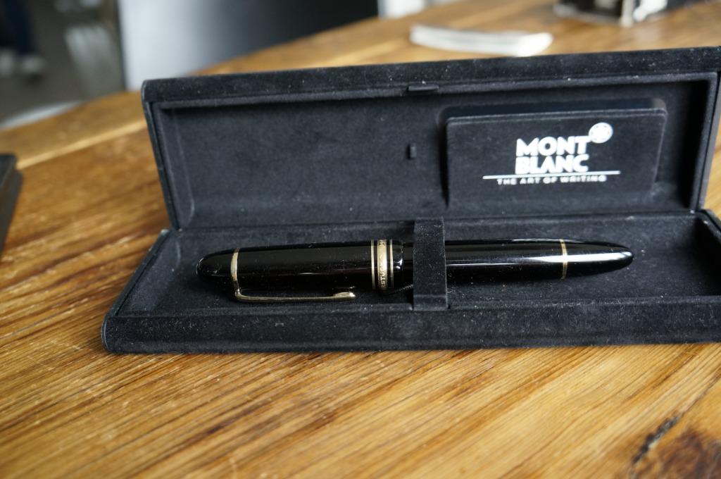 MONT BLANC   vulpen, Verzamelen, Ophalen, Gebruikt, Met doosje, Vulpen