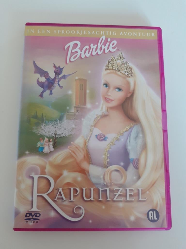 Dvd Barbie Rapunzel (Animatiefilm), Ophalen of Verzenden, Zo goed als nieuw