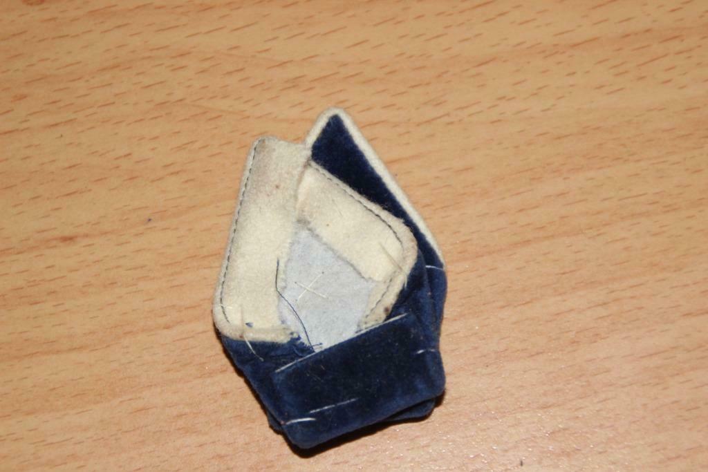 ABL Paar kraagspiegels (koningsblauw) ongebruikt., Verzenden, Landmacht, Kleding of Schoenen