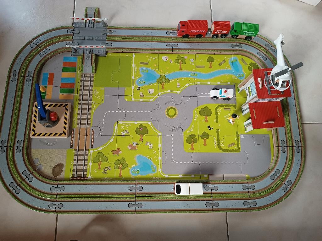 Autobaan met puzzel, Enlèvement, Utilisé