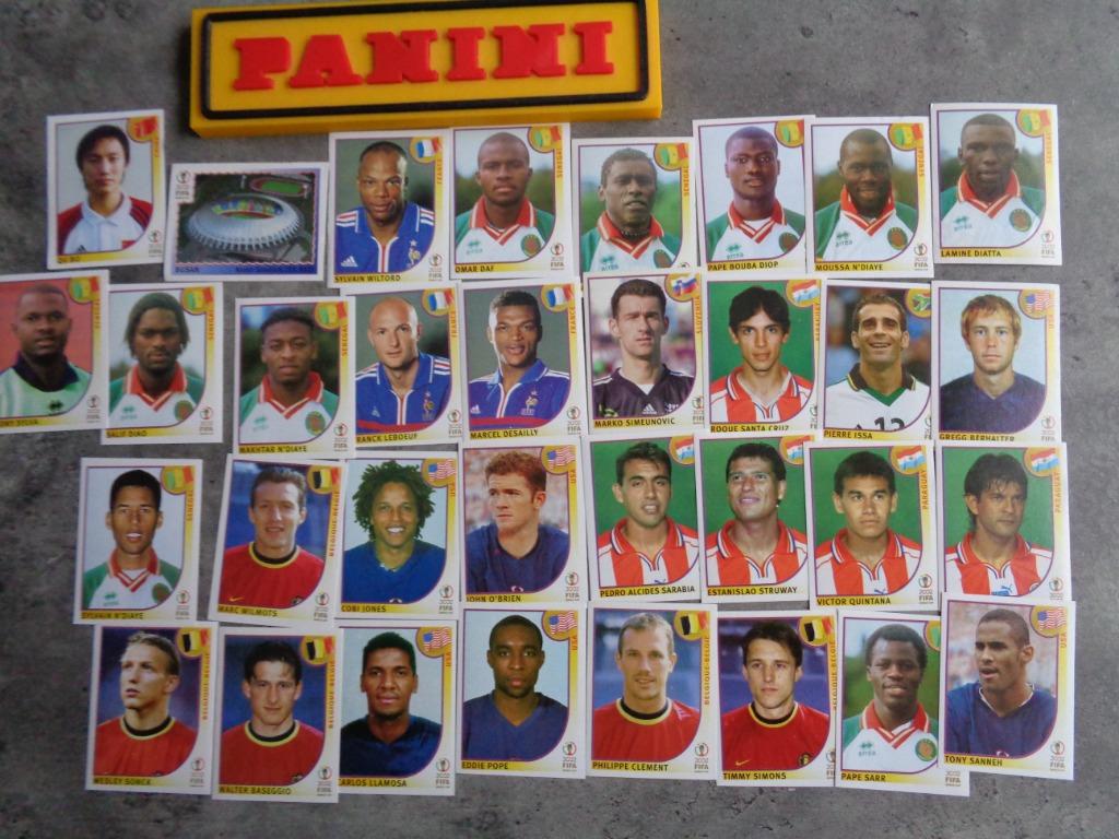 PANINI WORLD CUP KOREA JAPAN 2002 33X STICKERS, Ophalen of Verzenden, Zo goed als nieuw