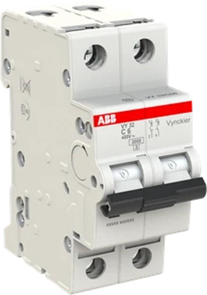 ABB Vynckier automaat 2-polig 6A C-curve, Ophalen of Verzenden, Nieuw
