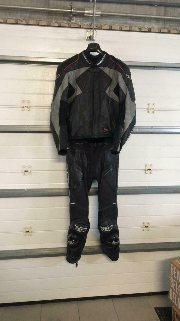 Uniek zomer winter lederen motorpak, Motoren, Ophalen, Berik, Tweedehands, Heren