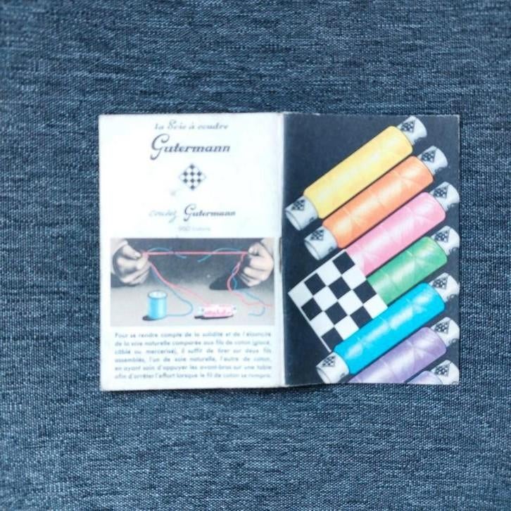 Oud notaboekje reclame Guterman, Enlèvement ou Envoi, Comme neuf