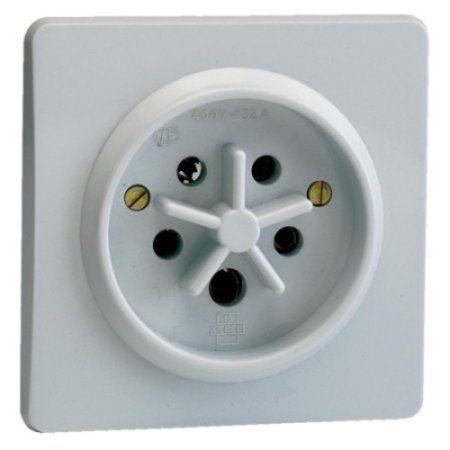 STOPCONTACT 4P 400V 32A NIEUW, Doe-het-zelf en Bouw, Elektriciteit en Kabels, Ophalen of Verzenden, Stopcontact