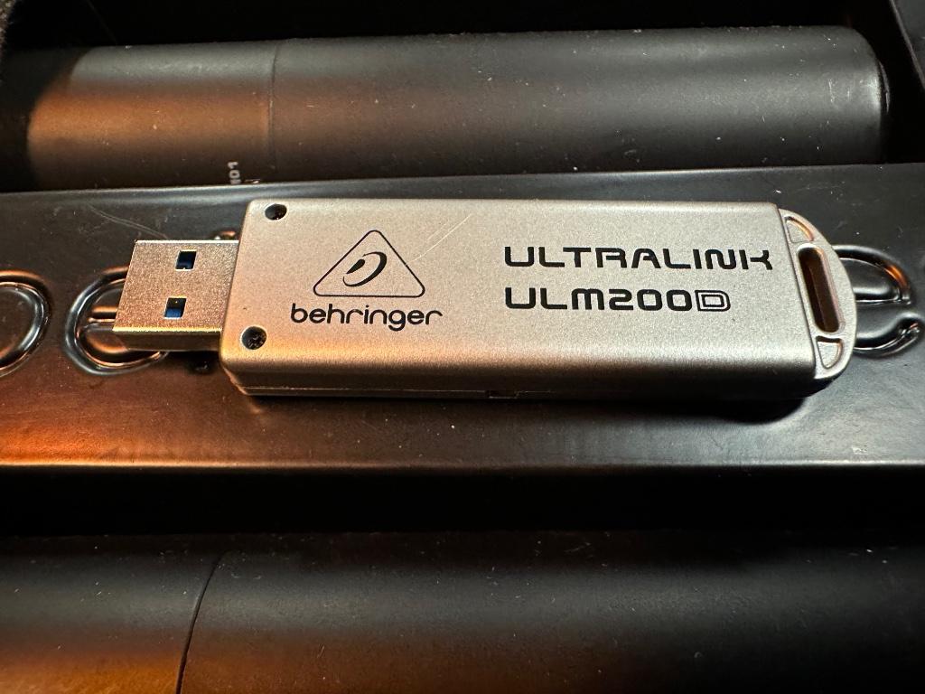 Behringer ultralink ulm202 usb draadloze handmicros, Verzenden, Nieuw, Draadloos
