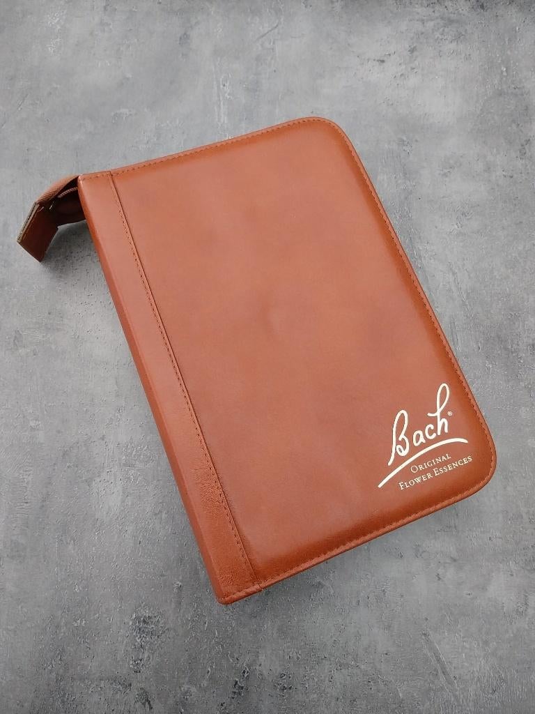 Etui voor bachbloesemflesjes, Gebruikt, Bruin, Leder, Ophalen