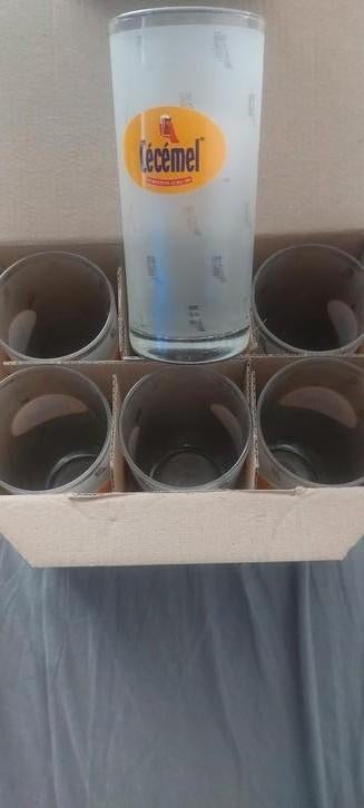 6 verres cecemel, Enlèvement ou Envoi, Comme neuf
