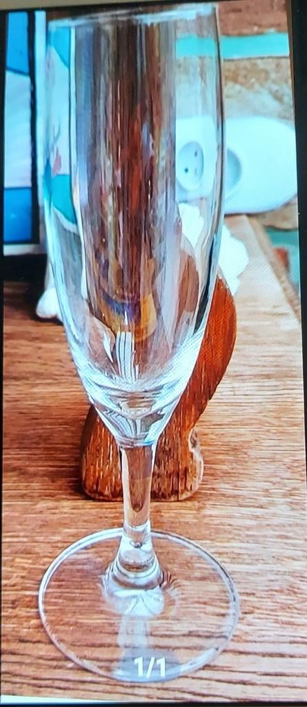 6 verres à champagne, Enlèvement ou Envoi, Comme neuf