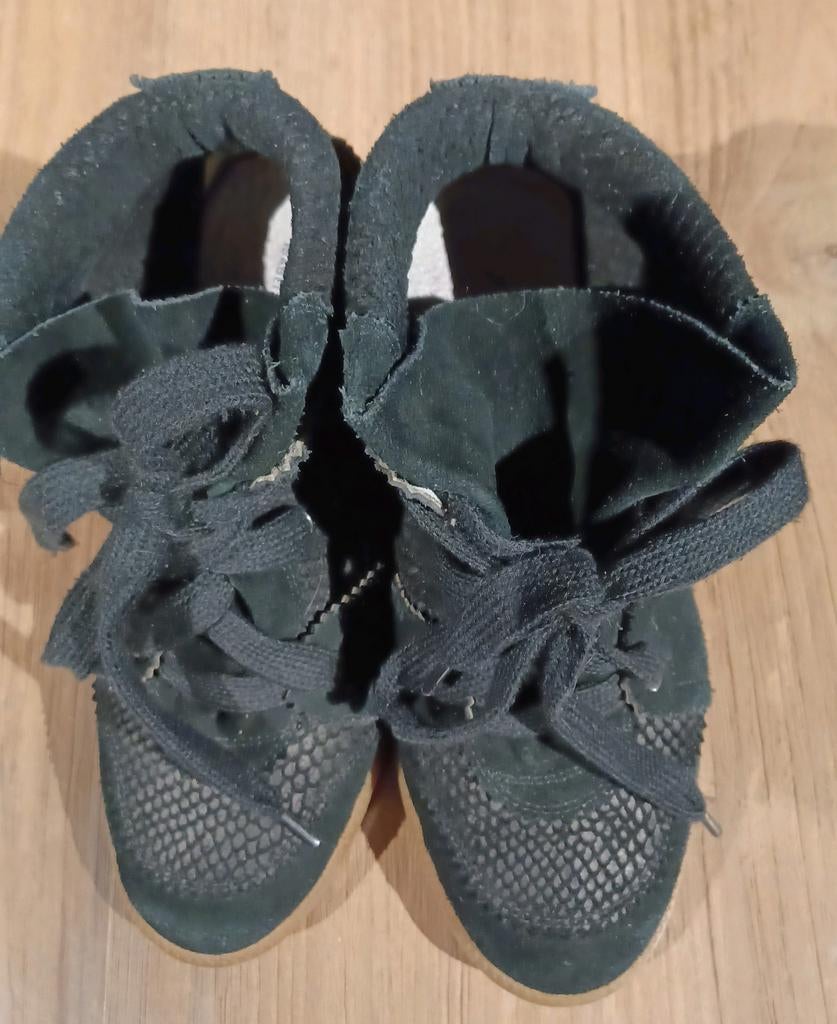 Isabel Marant Bobby wedge sneakers, Zwart, Zo goed als nieuw, Sneakers, Ophalen