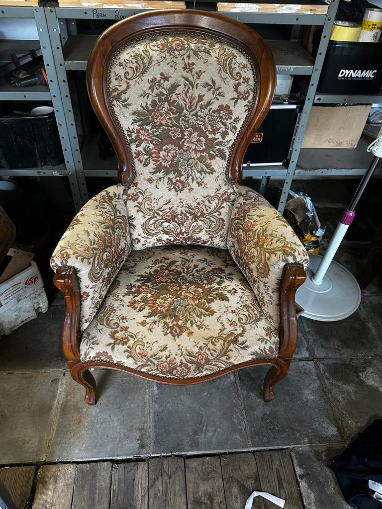 2 antieke Louis XV stoelen, Antiek en Kunst, Ophalen