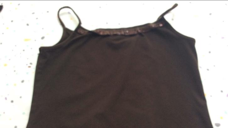 Nieuw, donkerbruin crop topje. S. Street one., Bruin, Street One, Nieuw, Ophalen of Verzenden