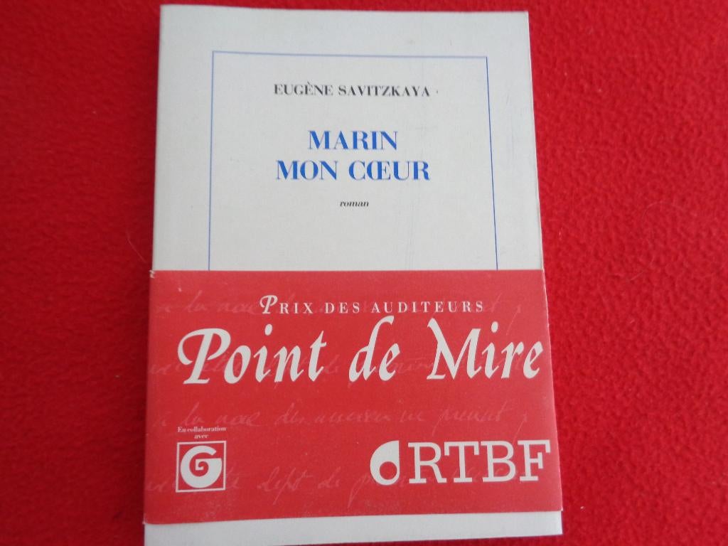 Livre Marin mon coeur - broché - Eugène Savitzkaya, Ophalen of Verzenden, Gelezen, Eugène Savitzkaya, België