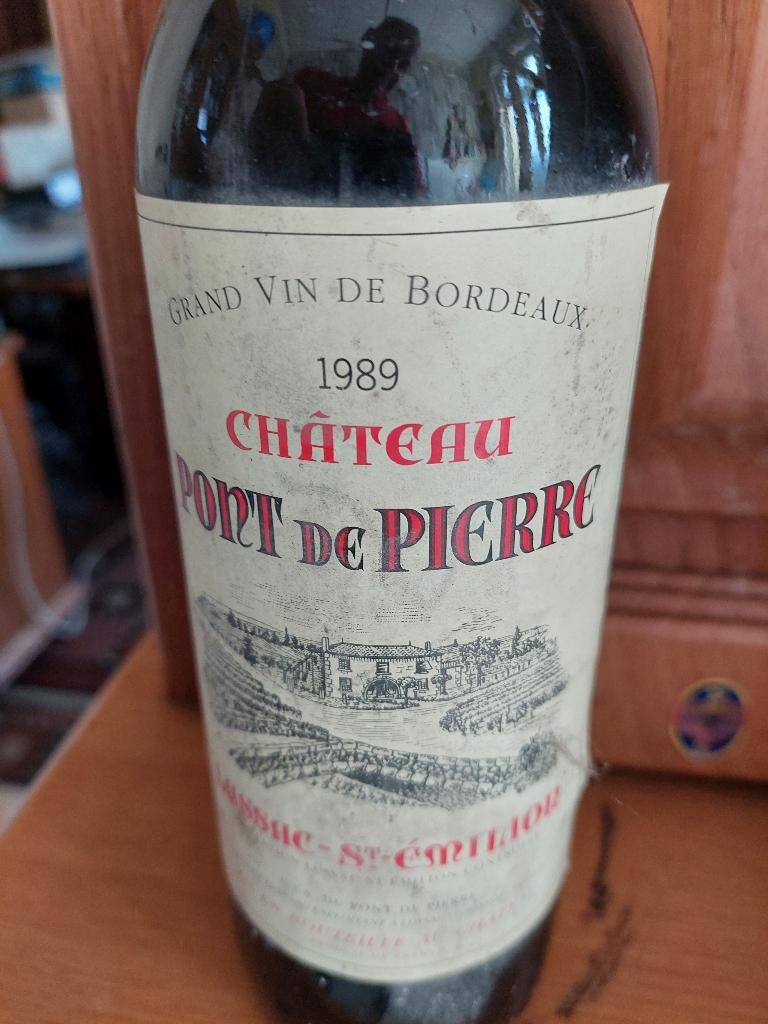 2 Bouteille GRAND vin DE BORDEAUX1989 et un bouteille 1996 ,, Enlèvement, Comme neuf, Autres régions