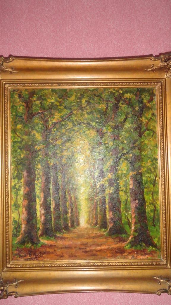 Olieverfschilderij, Ophalen