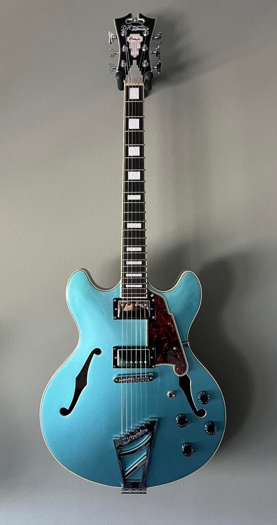 D’Angelico Premier DC Ocean Turquoise semi hollow gitaar, Musique & Instruments, Enlèvement, Comme neuf, Autres marques