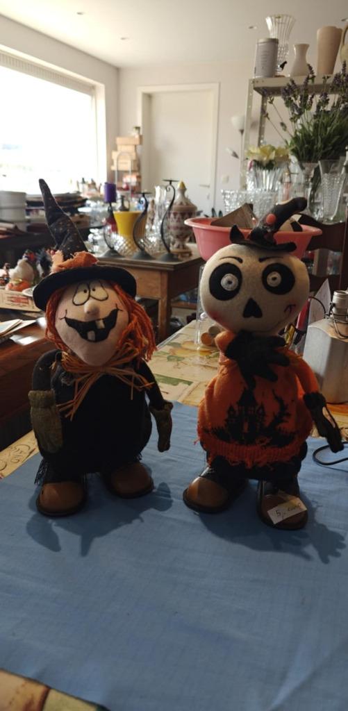 halloween poppen in stof hoogte 30 cm, Hobby en Vrije tijd, Ophalen of Verzenden, Gebruikt, Feestartikel