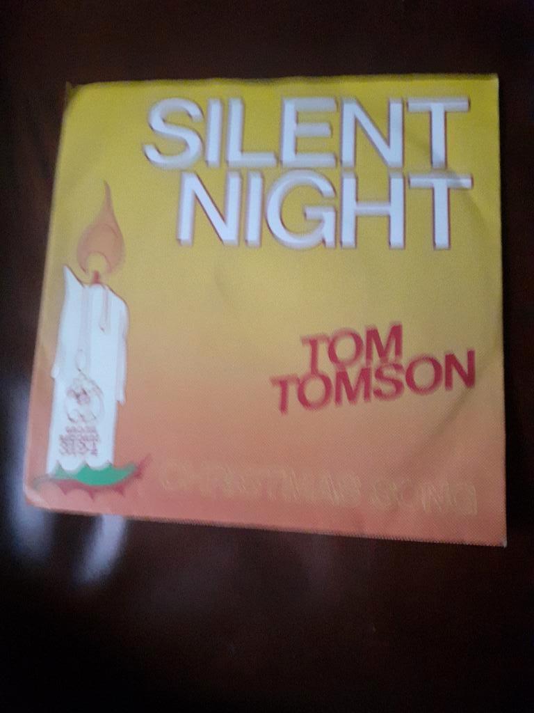 45T Tom Tomson : Silent night . Christmas song (Belpop), Ophalen of Verzenden