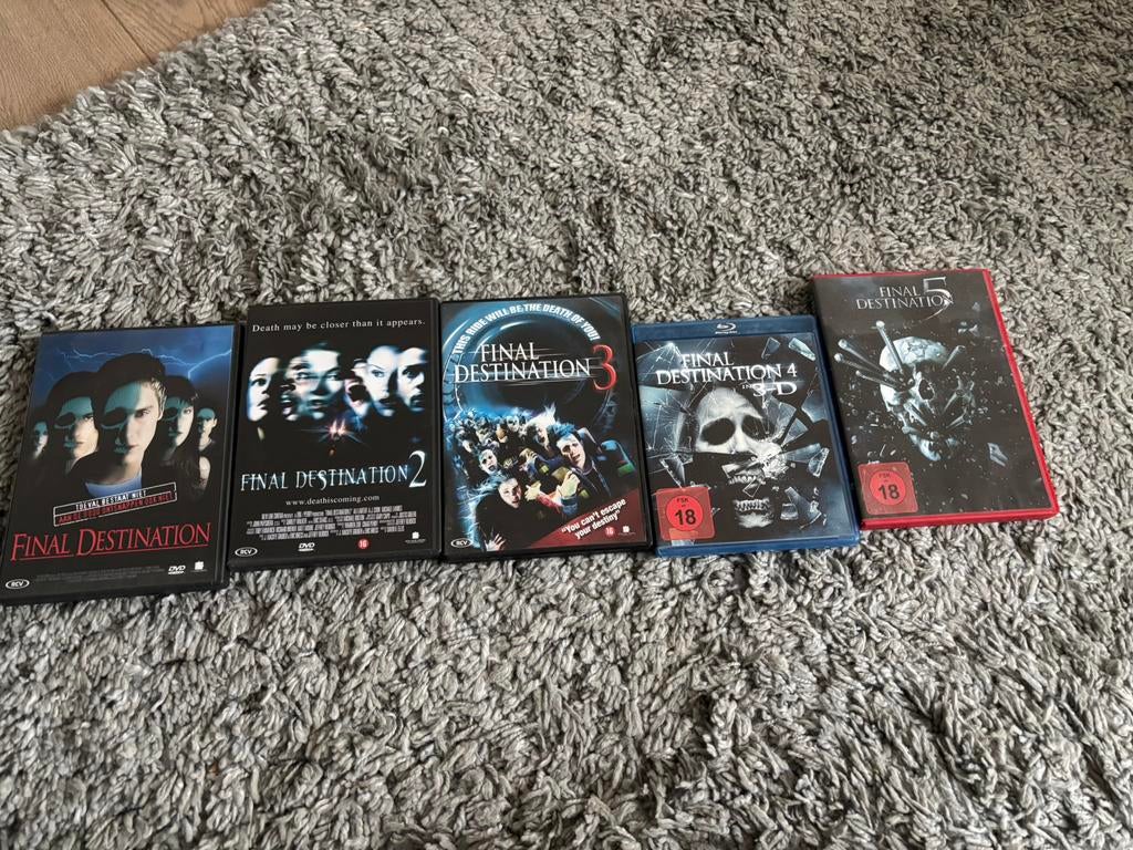 Final Destination 1-5 / DVD-Blu-Ray, Ophalen of Verzenden