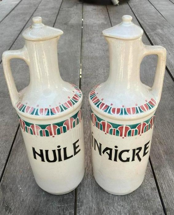 Set à huile et vinaigre Art Nouveau, Enlèvement ou Envoi