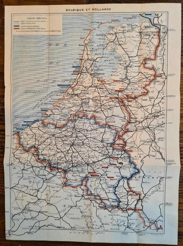 1921 - Belgique et Hollande, Enlèvement ou Envoi