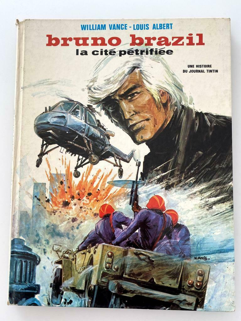 Bruno Brazil  La Cité Pétrifiée EO 1972, Boeken, Stripverhalen, Gelezen, Vance, Eén stripboek, Ophalen of Verzenden