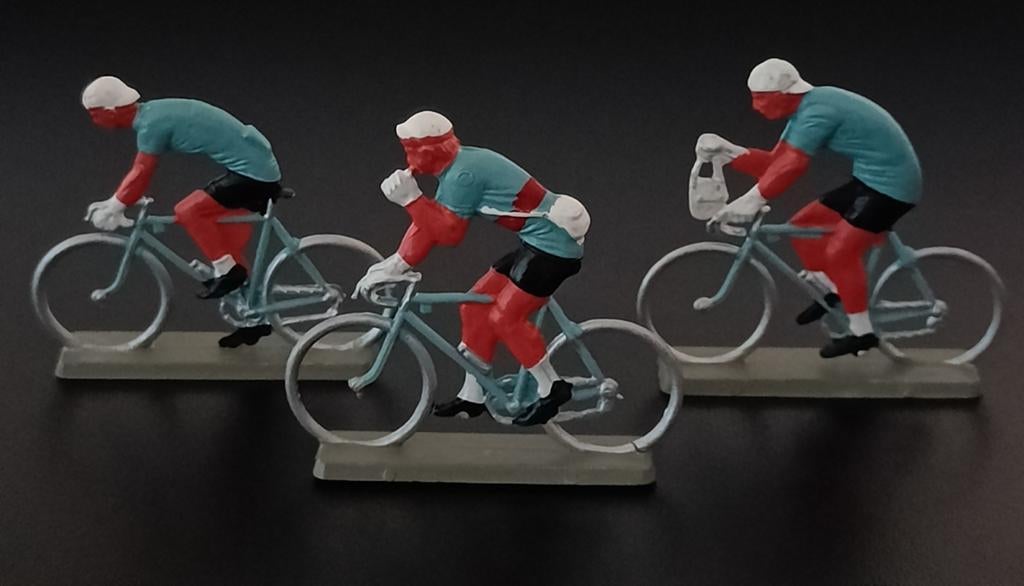 Vintage miniatuur wielrenners/coureurs., Ophalen of Verzenden
