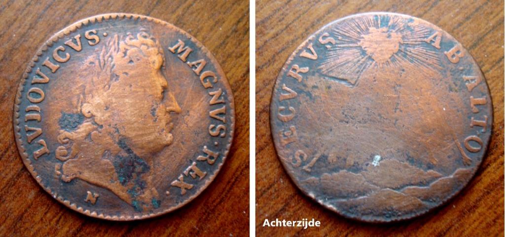 Franse penning Ludovicus Magnus, Envoi, Bronze