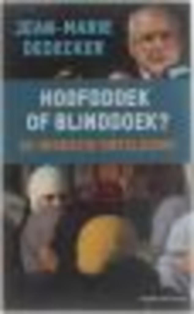 Hoofddoek of blinddoek?Jean-Marie Dedecker 178 blz, Ophalen of Verzenden, Zo goed als nieuw