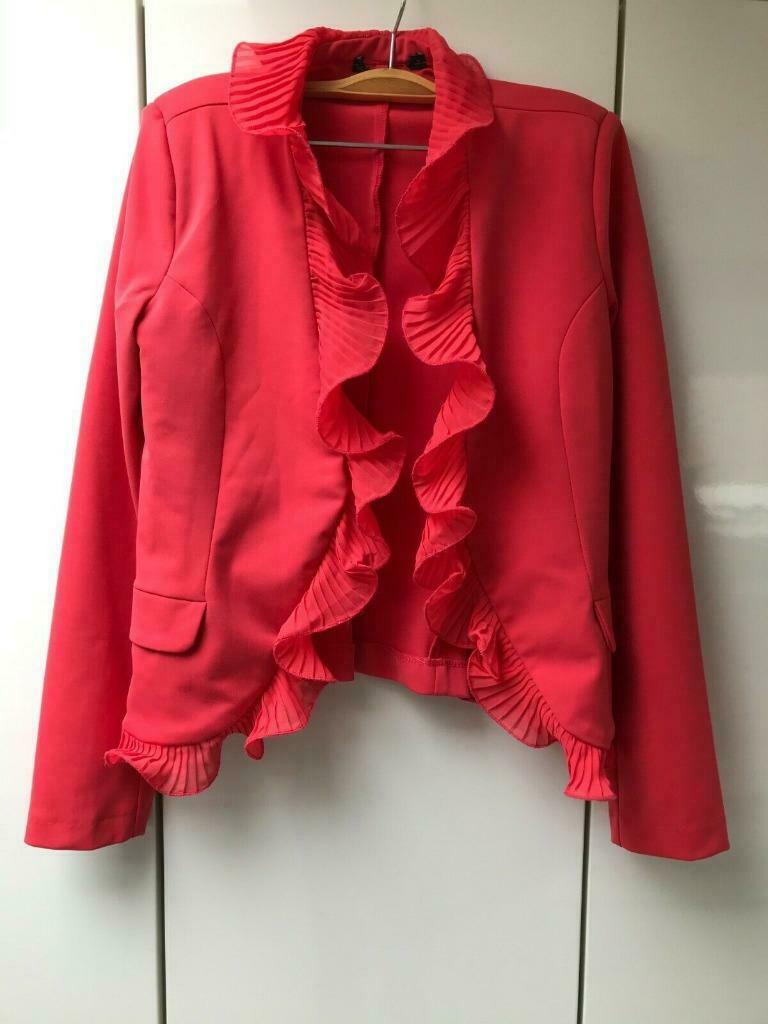 Veste corail à épaulettes Rinascimento - Taille L *, Taille 42/44 (L), Enlèvement ou Envoi, Rinascimento, Comme neuf