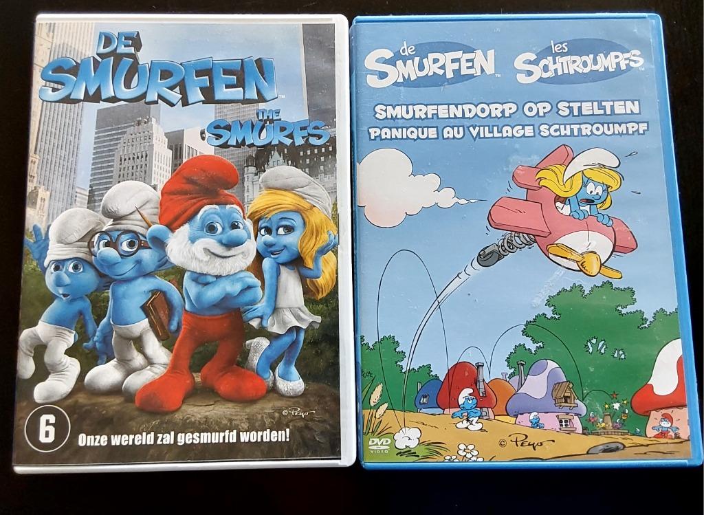 de smurfen, Cd's en Dvd's, Dvd's | Tekenfilms en Animatie, Gebruikt, Europees, Tekenfilm, Alle leeftijden, Ophalen