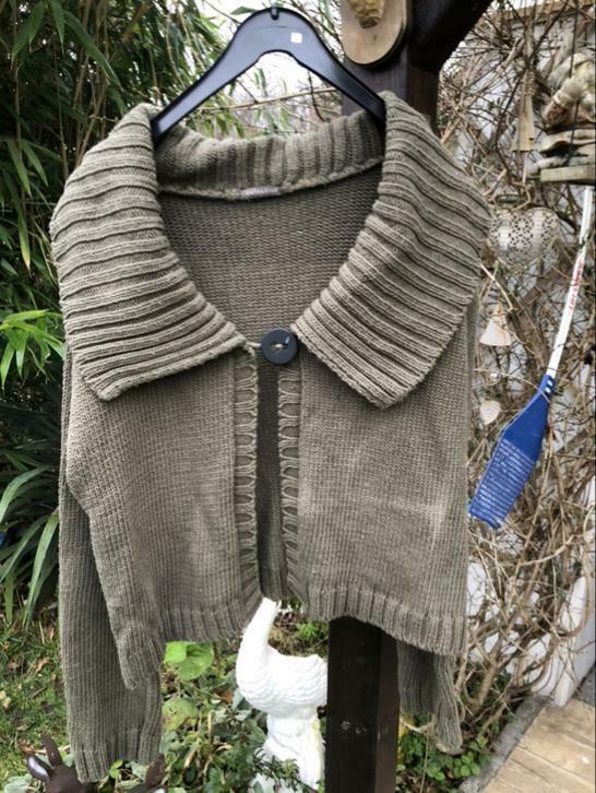 Groen kort gilet, Ophalen of Verzenden, Groen