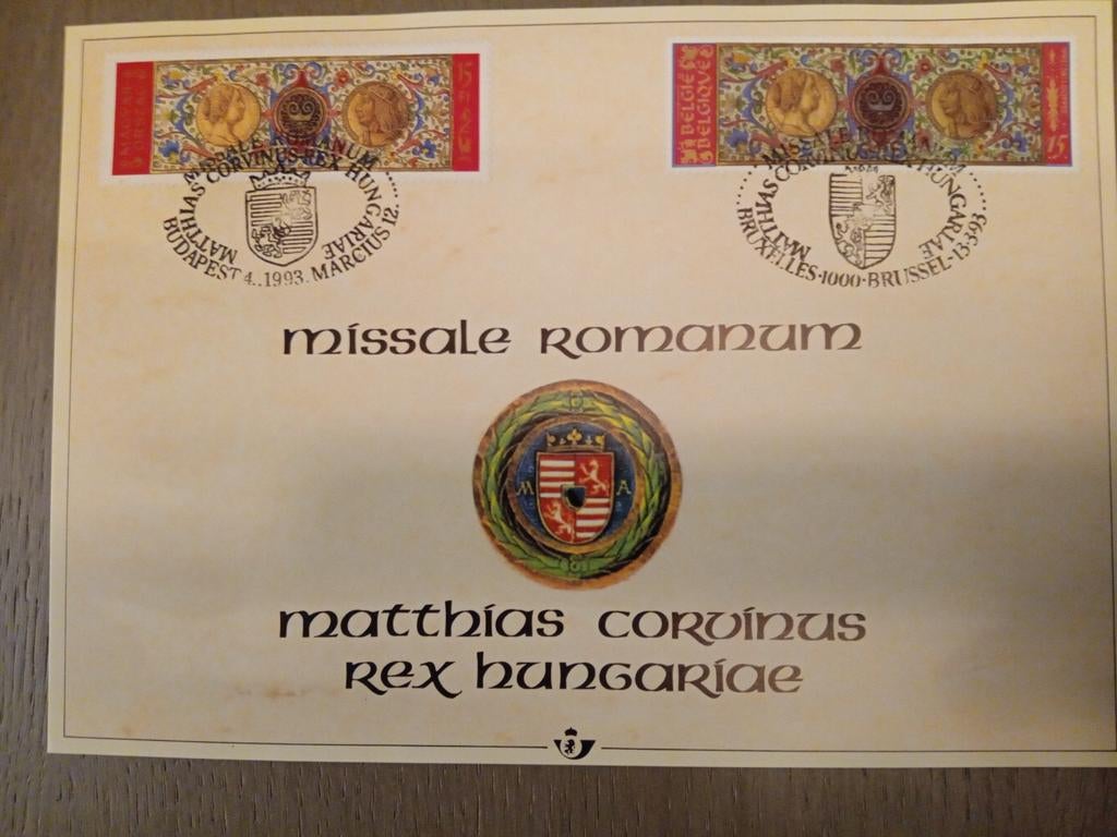 Herdenkingskaart 2492HK Missale Romanum lot 969, Ophalen of Verzenden