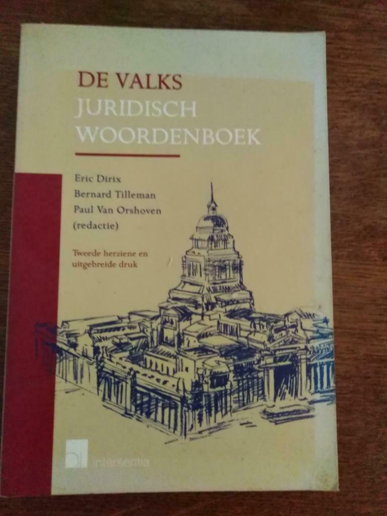 De Valks, Juridisch woordenboek, Livres, Livres d'étude & Cours, Comme neuf, Enseignement supérieur, Enlèvement ou Envoi
