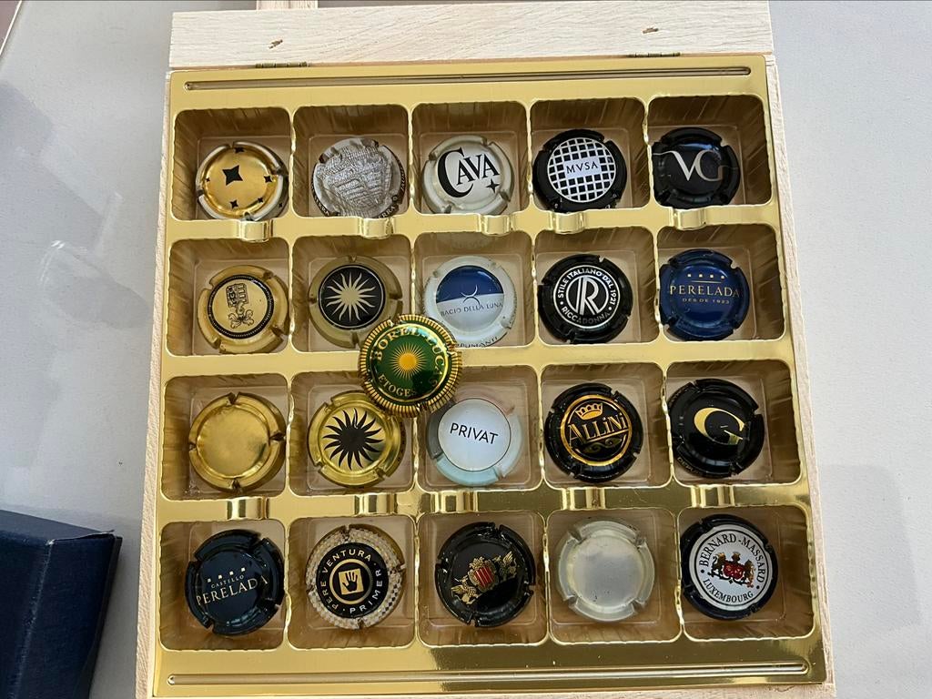 Lot cava capsules geen champagne, Collections, Enlèvement ou Envoi