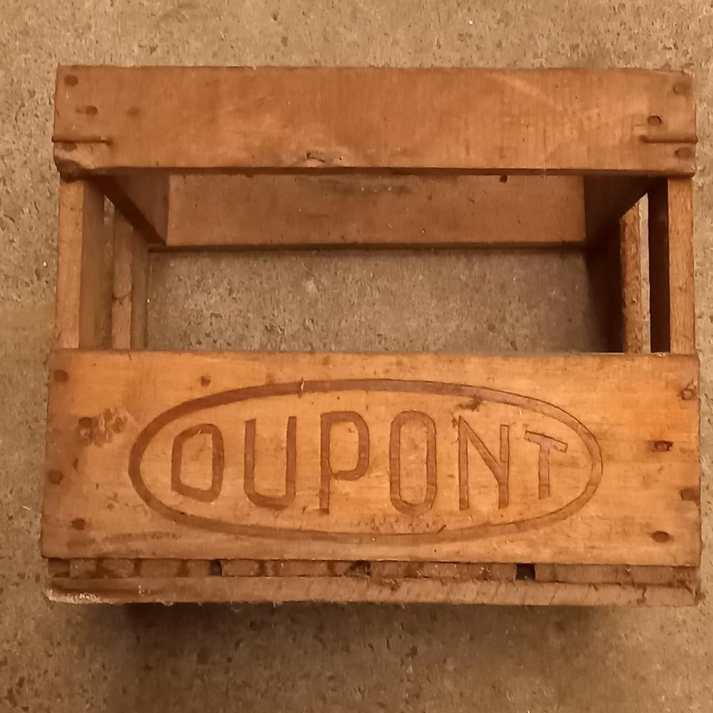 Oude houten Dupont bierkluis, Huis en Inrichting, Woonaccessoires | Kisten, Ophalen of Verzenden, Zo goed als nieuw