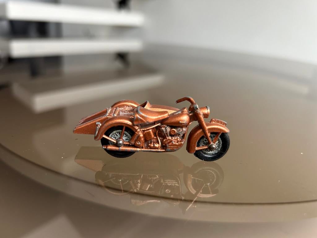 Matchbox Lesney Harley Davidson and Sidecar nr 66-B 1962, Ophalen of Verzenden
