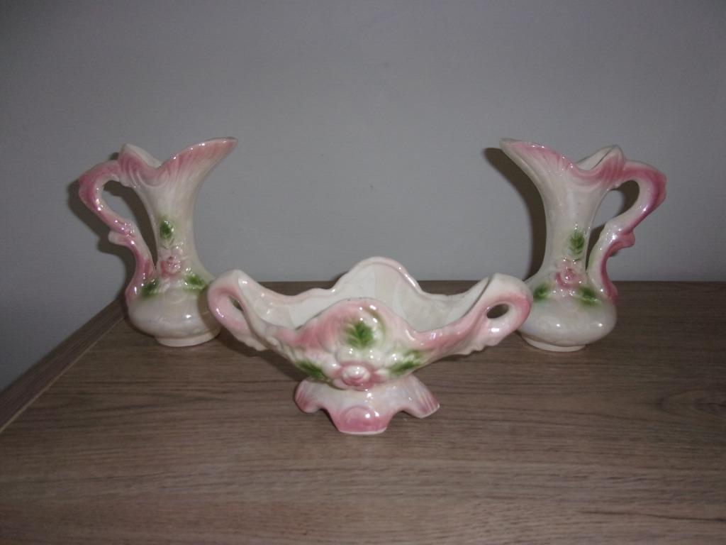 set van 3 vazen met pareleffect, Antiek en Kunst, Ophalen of Verzenden