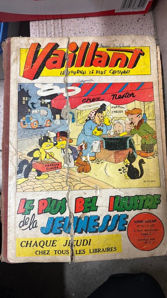 Album de collection relié du journal Vaillant, Enlèvement ou Envoi, Comme neuf