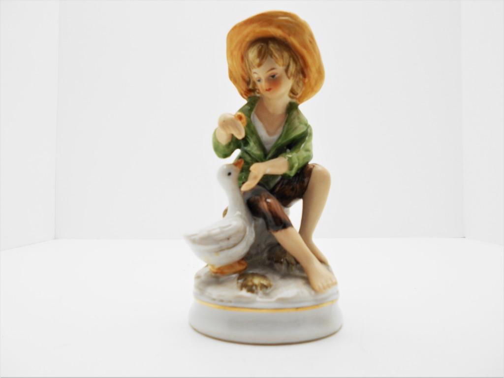 jolie ancienne statuette porcelaine, Antiquités & Art, Enlèvement ou Envoi