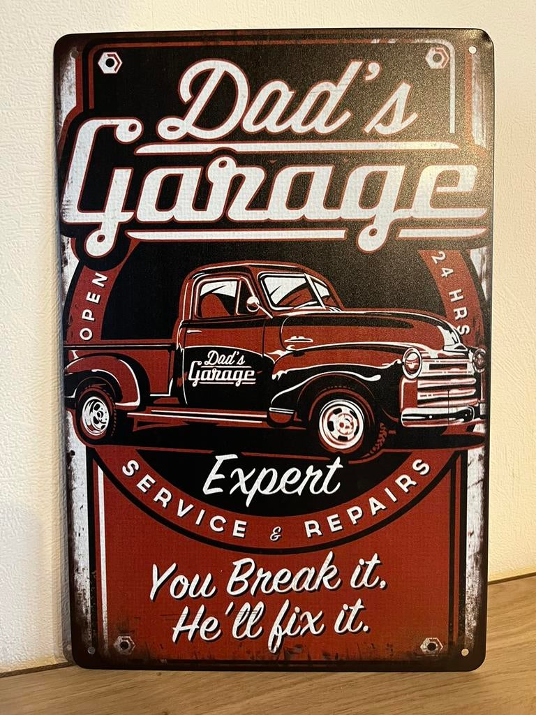 Plaque metallique garage, Enlèvement ou Envoi, Comme neuf