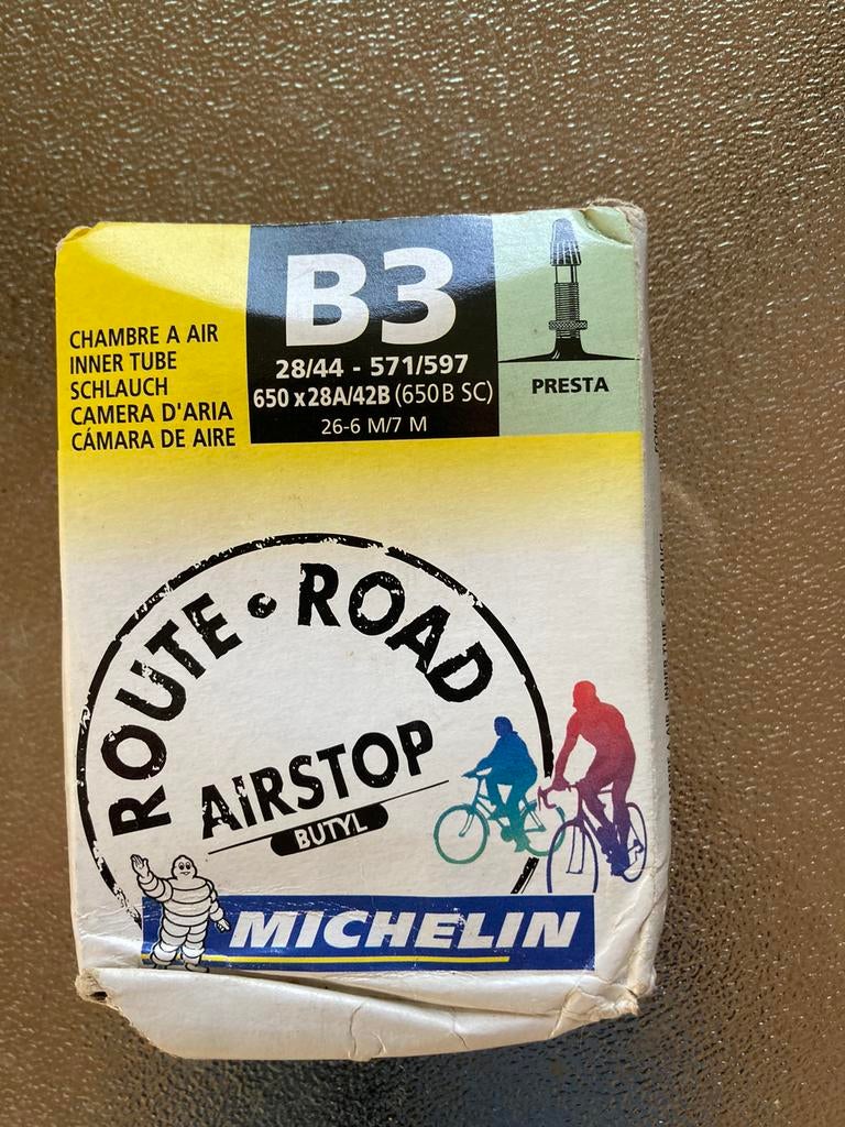 Nog in verpakking nieuwe binnenband, Ophalen of Verzenden, Nieuw, Michelin