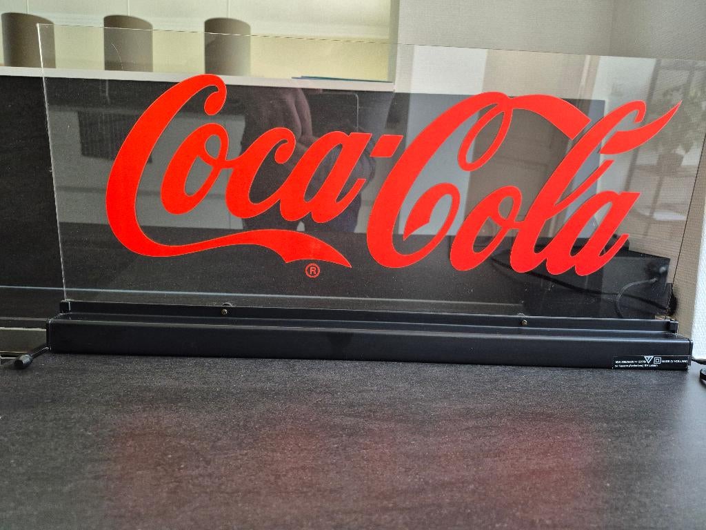 Coca Cola lichtreclame, Enlèvement, Comme neuf, Table lumineuse ou lampe (néon)
