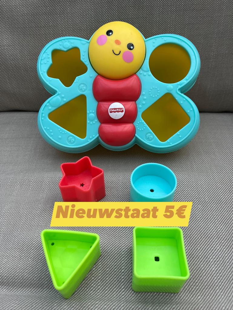 Fisher Price:Vormensorteerder Nieuwstaat, Ophalen of Verzenden, Zo goed als nieuw, Speelset
