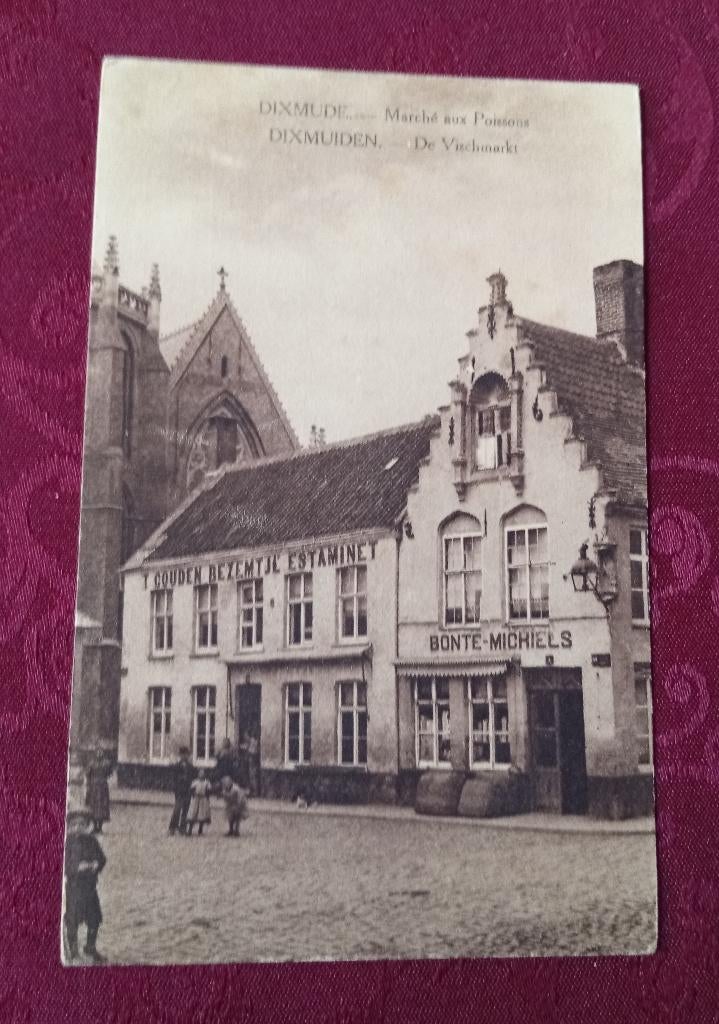 Diksmuide - de Vischmarkt, Ophalen of Verzenden, 1940 tot 1960, Ongelopen, West-Vlaanderen